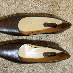 Rockport Brown leather Ballet Slipper type flat s